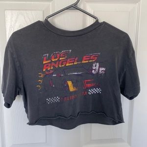 Garage LA cropped tee